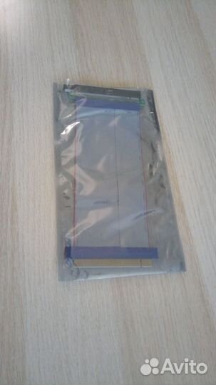 Райзер, удлинитель PCI-E X16, 18см