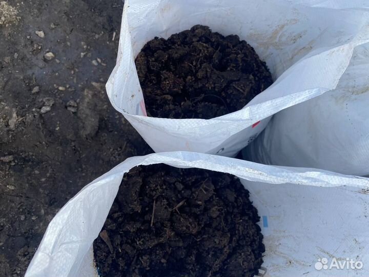 Навоз перегной в мешках