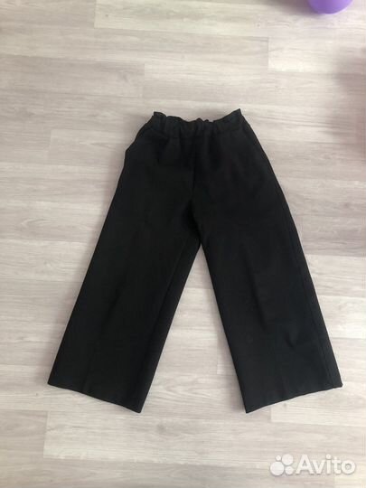 Брюки школьные черные