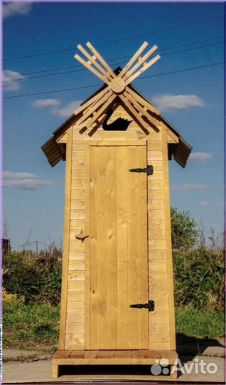 Дачный туалет деревянный YTA