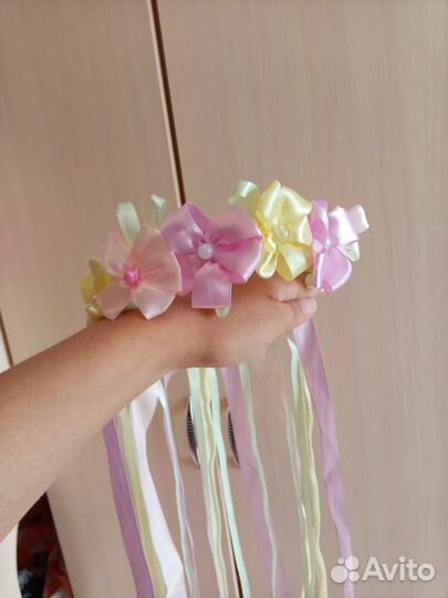 Веночки из атласных лент, прокат