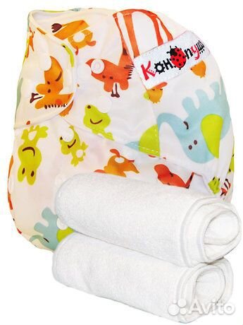 Многоразовый вкладыш для подгузников Конопуша