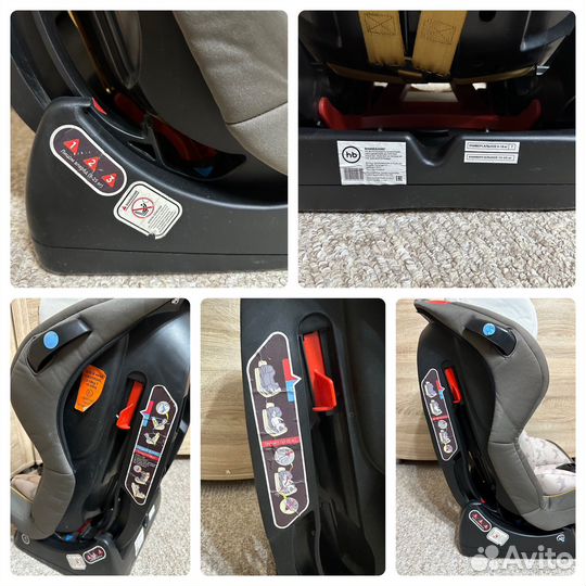 Автолюлька автокресло 0+ HappyBaby 0-25кг