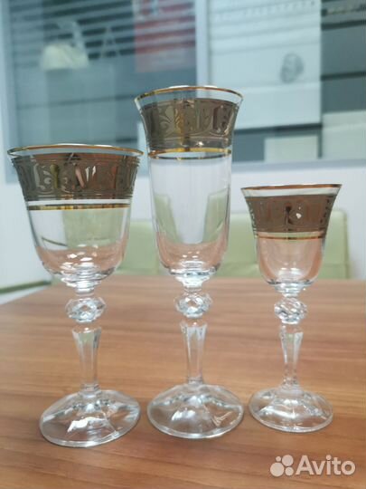 Фужеры бокалы для шампанского Bohemia 150 мл