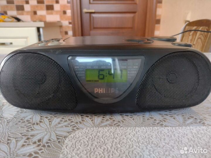 Радио CD будильник. philips