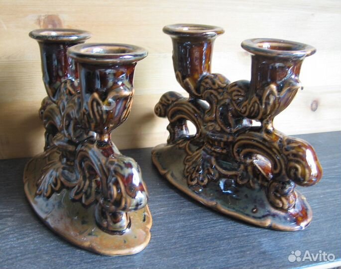 Два фарфоровых подсвечника 60-70г 20 века СССР