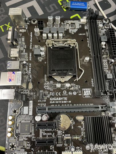 Материнская плата Gigabyte GA-H110M-H