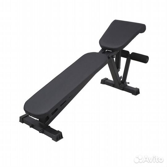 Скамья жима до 350 кг складная с упором для пресса