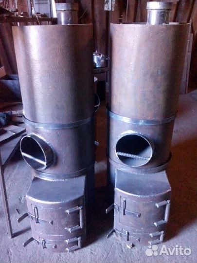 Печи банные из трубы