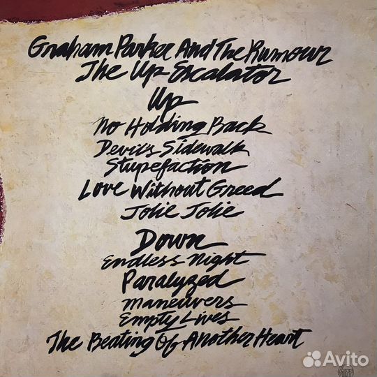 Graham Parker and The Rumor - The Up Escalator