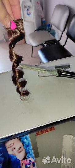 Волосы накладные на заколках