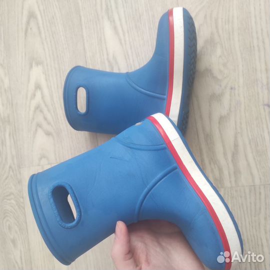 Сапоги резиновые на мальчика Crocs c10