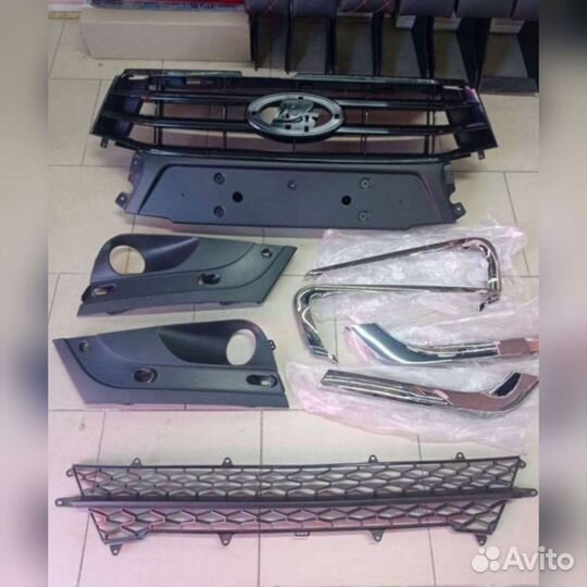 Решетка хром накладка лада Веста