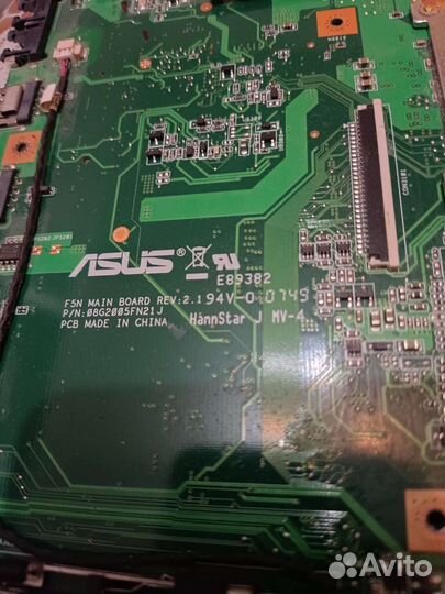 Материнская плата от ноутбука asus X50N/F5N
