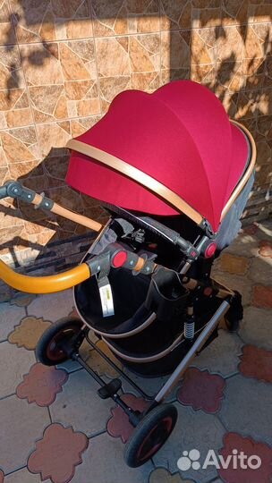 Коляска детская luxmom 530-W 3-1