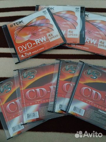 Диски CD R DVD RW