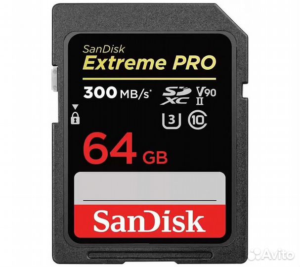 Карта памяти SanDisk sdxc Extreme Pro UHS-II V90