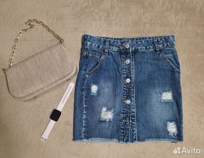 Секонд хенд/сток Джинсовая юбка