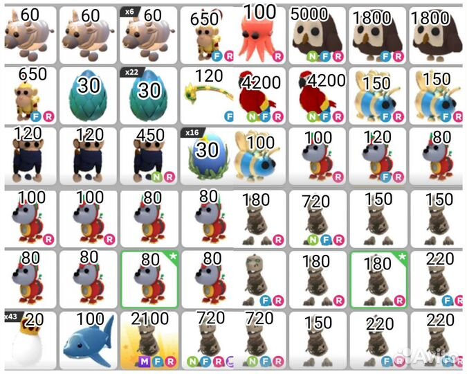 Питомцы Петы в адопт ми / adopt me /Roblox/роблокс