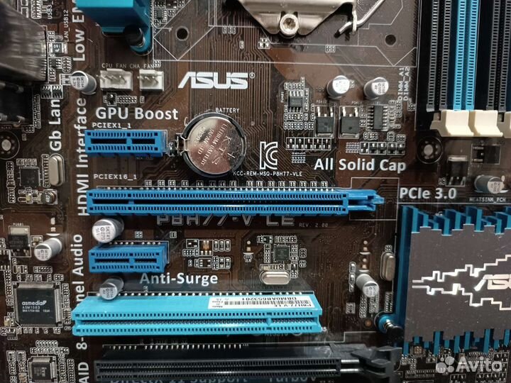 Материнская плата asus P8H77-V LE