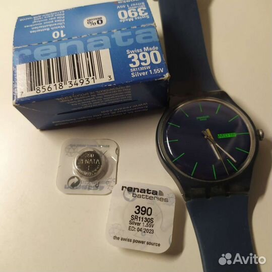 Батарейка в swatch