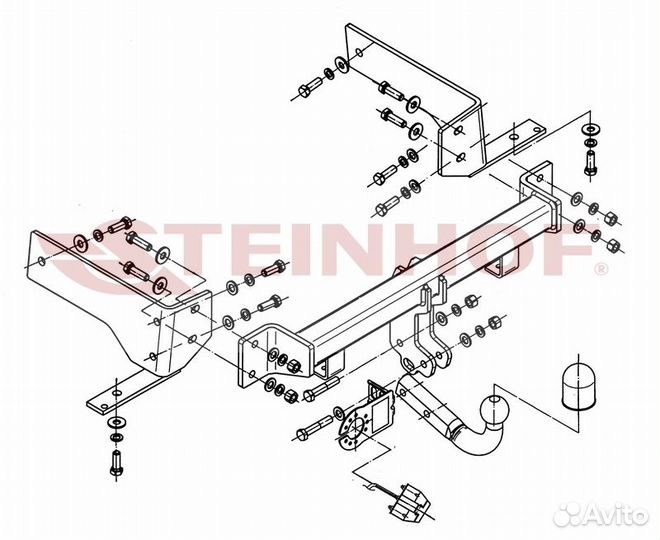 Фаркоп на Chevrolet Captiva