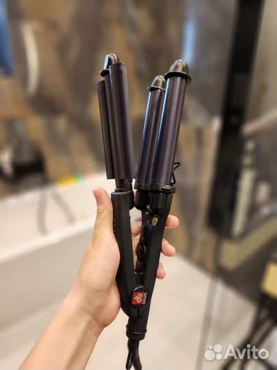 Dewal Плойка для завивки волос Star Style тройная