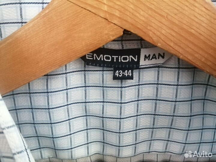 Рубашка мужская emotion MAN. Размер 43-44. новая