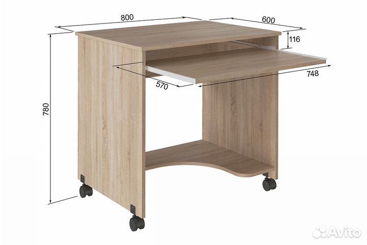 Стол компьютерный ск-04