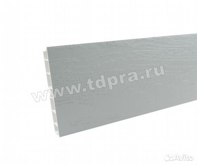 Цоколь пвх роялвуд Серый сс 5011 с уплотнителем (4