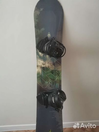 Сноуборд 159см с креплением