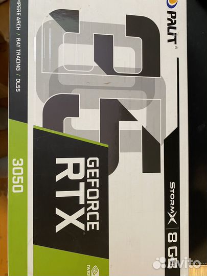 RTX 3050 stormx palit на гарантии