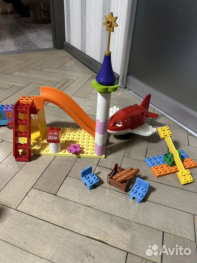 Лего дупло 4 набора + пластина дупло