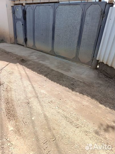 Ворота с калиткой распашные бу