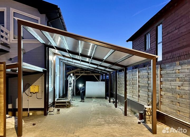 Навес на вашем участке