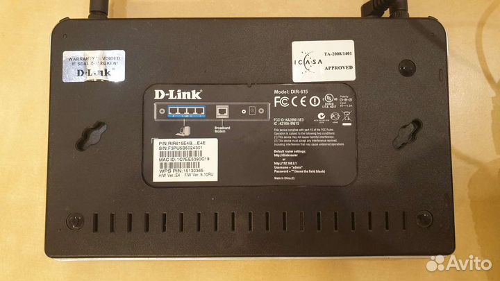 Роутер D-Link DIR-615 Wi-Fi маршрутизатор
