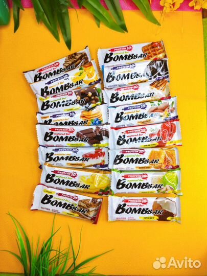 Низкокалорийные Батончики Bombbar