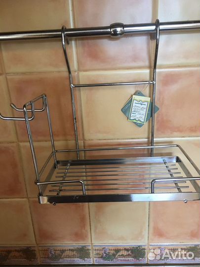 Кухонная полка на рейлинг