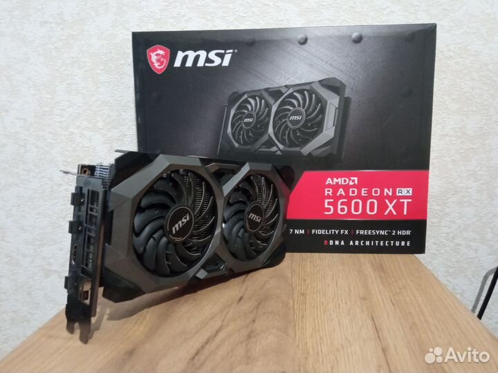 Видеокарта MSI mech RX5600XT 6Gb