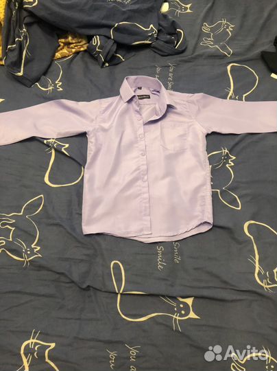 Фиолетовая рубашка для мальчика, 31 размер