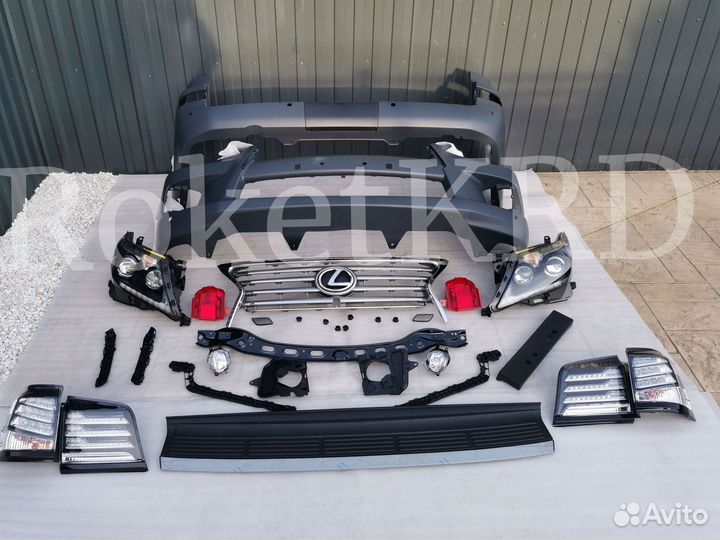Рестайлинг Lexus LX 570 из 07 в 12-2015 г