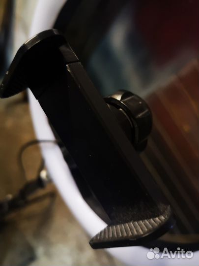 Кольцевая лампа 25 см с напольным штативом