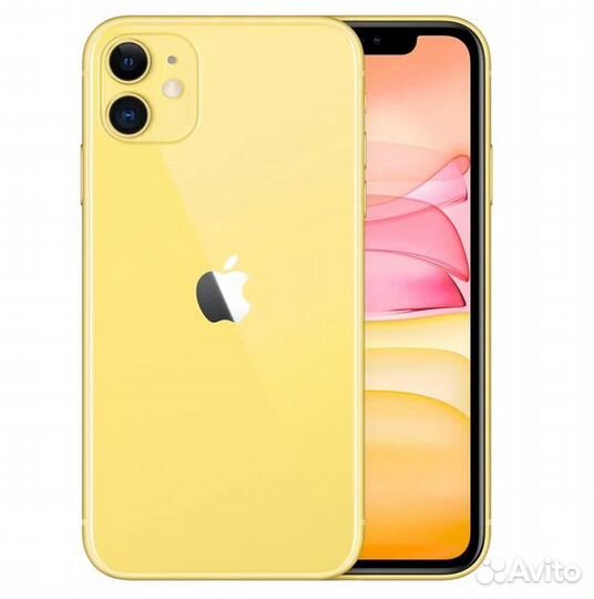 Apple iPhone 11 256 гб, nano SIM+eSIM, Yellow