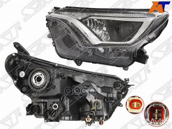 Фара Toyota RAV4 (XA40) 15-19 (Слева/ Галоген/ С