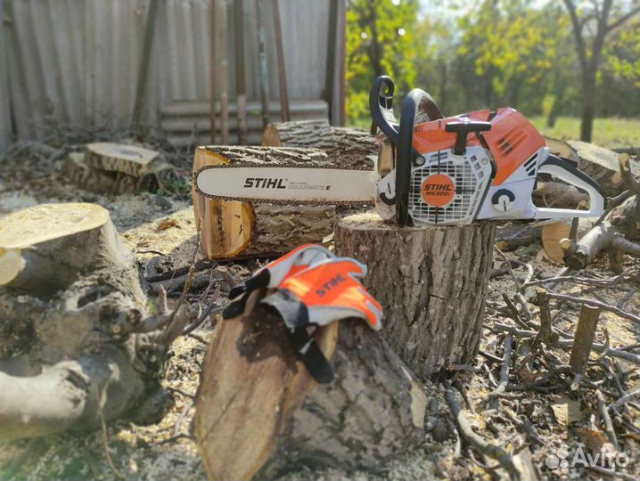 Спил деревьев, расчистка участков