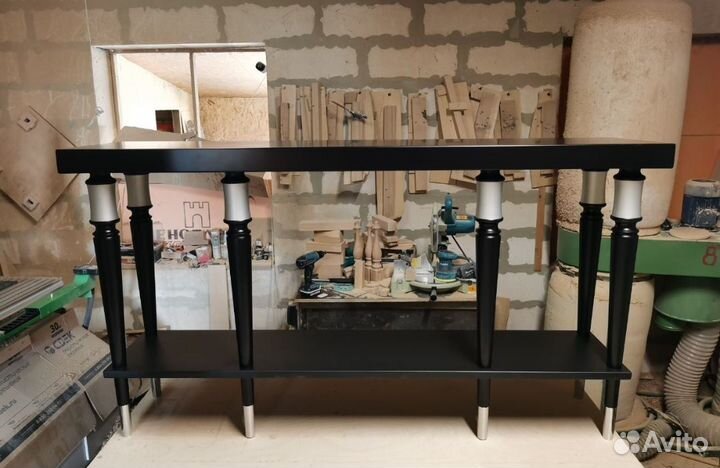 Обеденные столы, различные опоры из массива бука