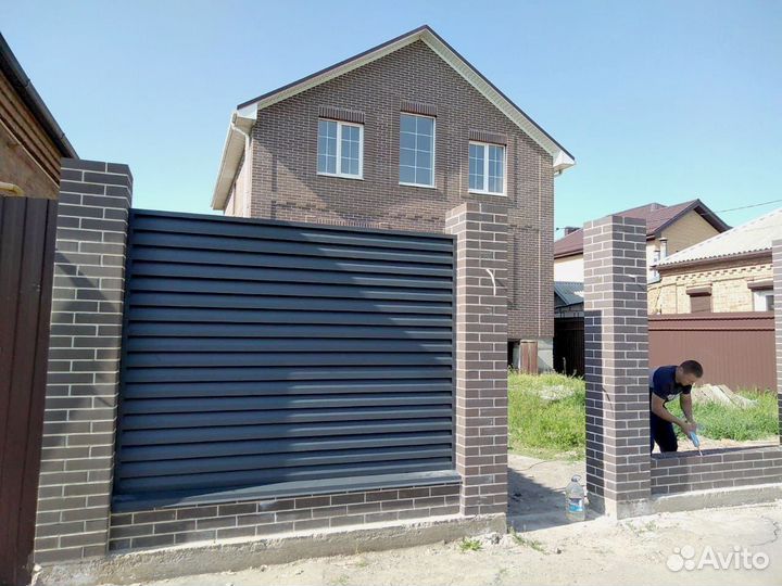 Забор жалюзи