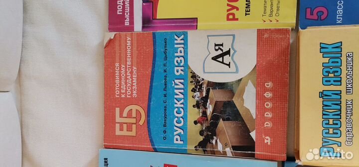 Пособия по русскому языку и литературе