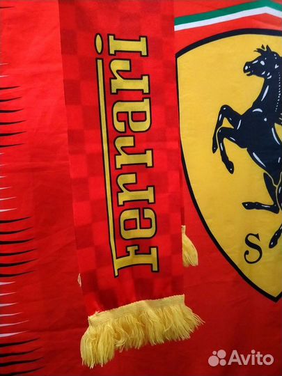 Винтажный шарф Scuderia Ferrari