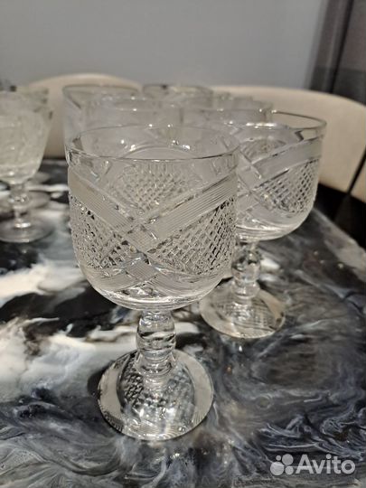 Фужеры хрустальные СССР